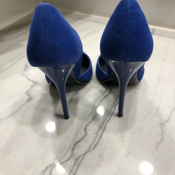 Steve Madden blue pointy toe pumps - Picture 4 of 4